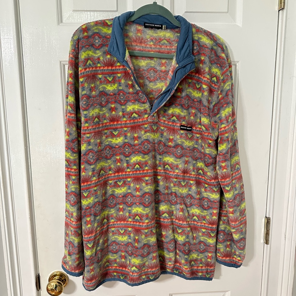 Southern Marsh Pattern Pullover.